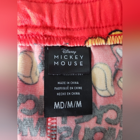 Disney Men's Pajama Pants Mickey Mouse Size Medium NWT - Picture 5 of 5